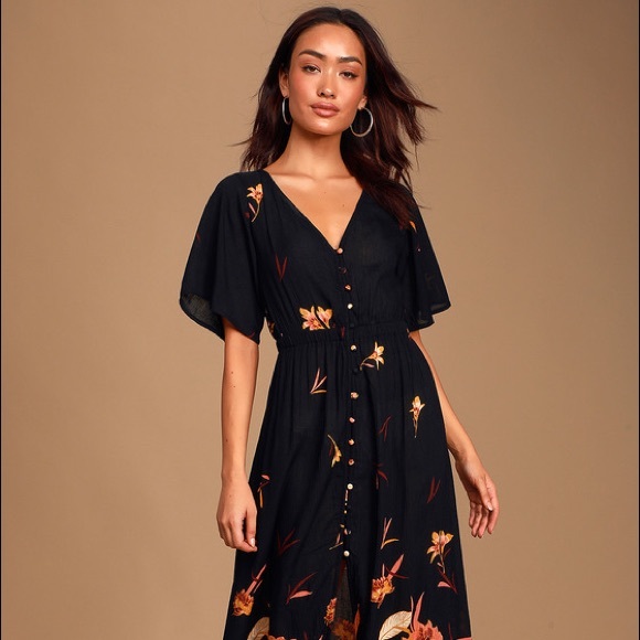 🌴🔆BILLABONG- AUTUMN BREEZE MAXI DRESS🔆🌴 - Picture 3 of 15